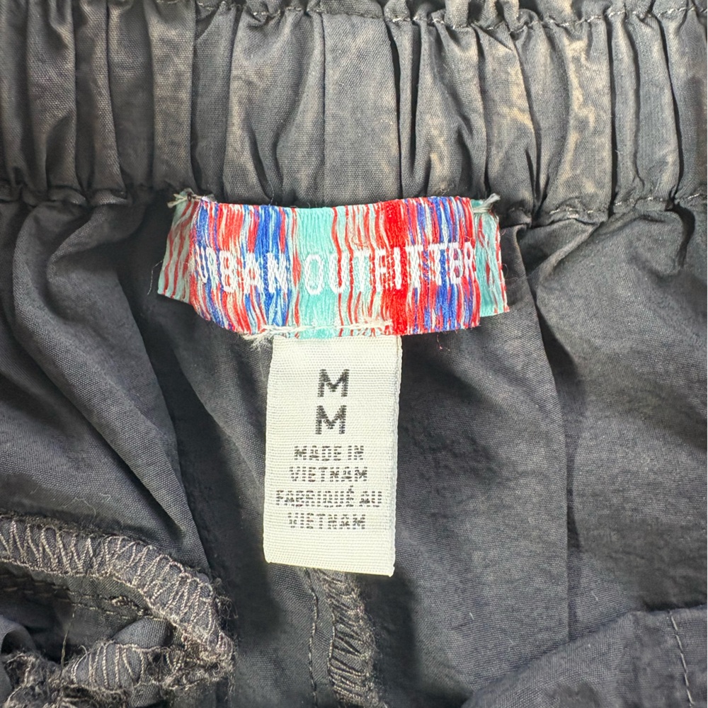 Gray Drawstring Cargo Pants - image 2